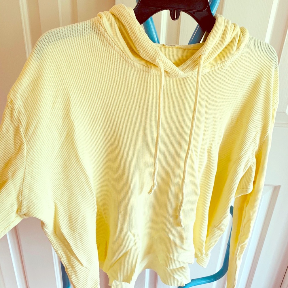 Yellow summer hoodie
